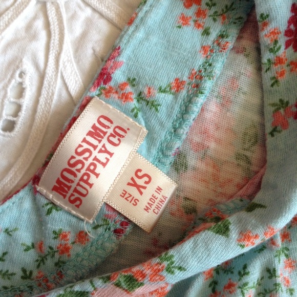 MOSSIMO TURQUOISE TOP XS - Picture 4 of 5